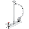 Commercial W67 Series Mixing Faucet: Two Handle 8 In Deck-mount Laboratory Mixing Faucet