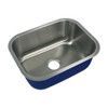 23-in x 18-in x 7-in 16 Gauge Single Bowl, Undermount Stainless Steel Kitchen Sink Kit with Grid, Strainer, Installation Kit