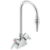 Commercial W67 Series Mixing Faucet: Two Handle Deck-mount Laboratory Mixing Faucet