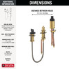 Delta Other: Rough-In Roman Tub Fixed Mount - Pex Crimp