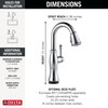 Delta Cassidy(R): Touch2O(R) Bar / Prep Faucet with Touchless Technology