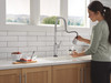 Delta Renaldi(TM): Touch2O(R) Technology Kitchen Faucet with Touchless Technology