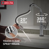 Delta Cordova(TM): Touch2O(R) Technology Kitchen Faucet with Touchless Technology