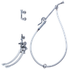 Commercial 54T1: Wall-Mount Bedpan Cleanser Double-Pedal Mixing Valve