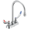 Commercial 27C4 / 27C5 / 27C6: Two Handle 4" Deck-Mount Faucet