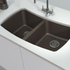 Equal Double Bowl Undermount Installation, In Espresso