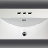 25-in x 22-in Vitreous China Vanity Top with Integrated Sink and 4cc Faucet Holes in White
