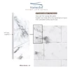 36-In X 36-In X 72-In 3-Piece Shower Wall Kit, In White Venito