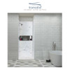 36-In X 36-In X 96-In 3-Piece Shower Wall Trimmable Kit, In White Venito
