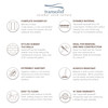 36-In X 48-In X 96-In 3-Piece Shower Wall Trimmable Kit, In Grey Beach
