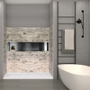 36-In X 60-In X 72-In 3-Piece Shower Wall Kit, In Sand Creme