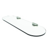 24in Tempered Shelf in Satin Nickel