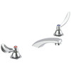 Commercial 23T1: Two Handle Widespread Bathroom Faucet - Less Pop-Up