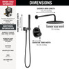 Delta Modern: Monitor(R) 14 Series Shower with Raincan & Hand Shower