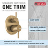 Delta Modern: Monitor(R) 14 Series Shower with Raincan & Hand Shower