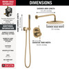 Delta Modern: Monitor(R) 14 Series Shower with Raincan & Hand Shower