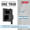 Delta Modern: Monitor(R) 14 Series Shower with Raincan & Hand Shower