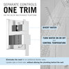 Delta Modern: Monitor(R) 14 Series Shower with Raincan & Hand Shower