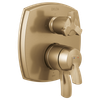 Delta Stryke(R): 17 Series Integrated Diverter Trim with Three Function Diverter Less Diverter Handle