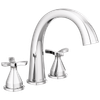 Delta Stryke(R): Three Hole Roman Tub Trim