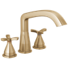 Delta Stryke(R): Three Hole Roman Tub Trim