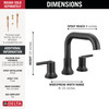 Delta Trinsic(R): Roman Tub Trim