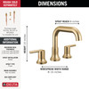 Delta Trinsic(R): Roman Tub Trim