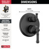 Delta Broderick(R): 14 Series Integrated Diverter Trim 6-Setting