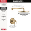 Delta Bonacci(TM): 17T Series Shower Trim