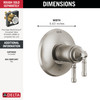 Delta Broderick(R): 17T Series Valve Only Trim