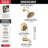 Delta Broderick(R): 17 Series Tub Shower Trim