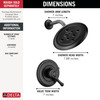 Delta Cassidy(R): 17 Series Shower Trim