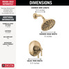 Delta Broderick(R): 17 Series Shower Trim