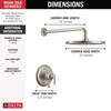 Delta Bonacci(TM): 17 Series Shower Trim