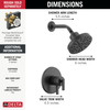 Delta Altado(TM): Monitor 17 Series Shower Trim