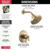 Delta Altado(TM): Monitor 17 Series Shower Trim