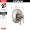 Delta Broderick(R): 17 Series Valve Only Trim