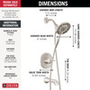 Delta Albion(TM) : Monitor(R) 14 Series Tub and Shower Trim Only with In2ition(R) Hand Shower