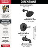 Delta Broderick(R): 14 Series Tub Shower Trim