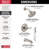 Delta Bonacci(TM): 14 Series Tub Shower Trim