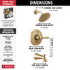 Delta Kayra(R): Monitor 14 Series Tub & Shower Shower Trim