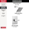 Delta Velum(TM): Monitor 14 Series Shower Trim