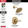 Delta Kayra(R): Monitor 14 Series Shower Trim