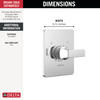Delta Velum(TM): Monitor 14 Series Valve Only Trim
