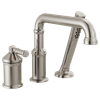 Delta Broderick(R): 3-Hole Roman Tub w/Hand Shower - Handle Kit-Level