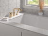Delta Broderick(R): 3-Hole Roman Tub w/Hand Shower - Handle Kit-Cross