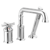 Delta Broderick(R): 3-Hole Roman Tub w/Hand Shower - Handle Kit-Cross