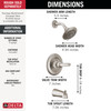 Delta Foundations(R): Monitor 13 Series Tub & Shower Trim
