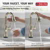 Delta Cassidy(R): Touch2O(R) Bar / Prep Faucet with Touchless Technology