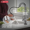 Delta Monrovia(R): Touch2O(R) Bar / Prep Faucet with Touchless Technology